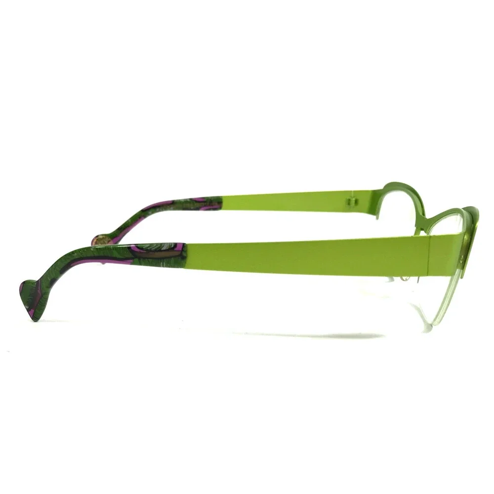 BOZ Eyeglasses Frames VENTURA 2545 Blue Green Cat Eye Half Rim 53-17-135